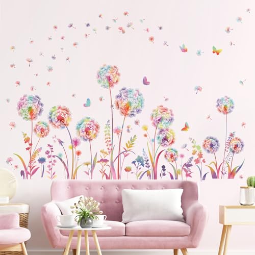 decalmile Wandtattoo Pusteblume Blumen Bunt Wandaufkleber Löwenzahn Pflanzen Blüten Schmetterling Wandsticker Wohnzimmer Babyzimmer Kinderzimmer Wanddeko decalmile Wandtattoo Pusteblume Blumen Bunt Wandaufkleber Löwenzahn Pflanzen Blüten Schmetterling Wandsticker Wohnzimmer Babyzimmer Kinderzimmer Wanddeko von decalmile