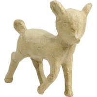 Bambi, Pappmaché Bambi, Pappmaché von décopatch