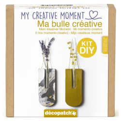 Bastelset Kreativer Moment Stielvase Bastelset Kreativer Moment Stielvase von décopatch