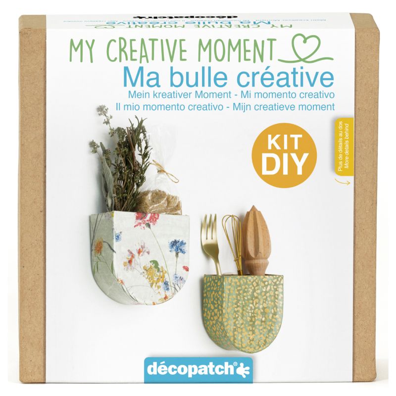 Bastelset Kreativer Moment Wandhalter Bastelset Kreativer Moment Wandhalter von décopatch