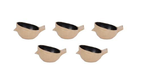 Décopatch HD005Opack - Packung 5 Übertopf - Blumentopf Vogelform aus Pappmaché, zum Verzieren, 11x9x5 cm, wasserdicht, Kraftbraun, 1 Pack Décopatch HD005Opack - Packung 5 Übertopf - Blumentopf Vogelform aus Pappmaché, zum Verzieren, 11x9x5 cm, wasserdicht, Kraftbraun, 1 Pack von décopatch