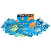 Décopatch Papierblock "Decopad Blue" von Multi