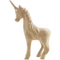 Einhorn, Pappmaché von décopatch