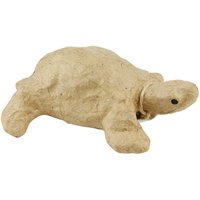 Mini-Schildkröte, Pappmaché von Braun