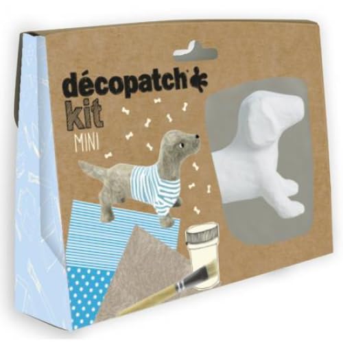 Set mit 5 kreativen Kästchen, Mini-Set Teckel Set mit 5 kreativen Kästchen, Mini-Set Teckel von décopatch