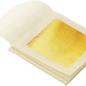 Blattgold – 24 Karat – Blattgold – 5 x 5 cm – professionelle Lebensmittelqualität (20) von decor en or