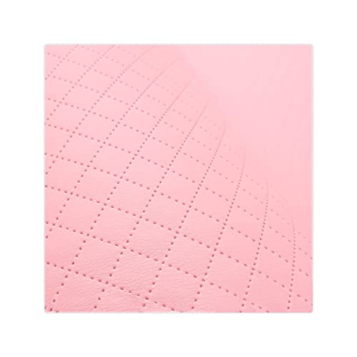 Kunstleder Meterware Stoffe zum Nähen Rosa Wasserdichte Polsterung (1 Stk- Breite: 140cm x Länge: 100cm) Polsterstoff Polster für Möbel Schuhe Handtaschen Accessoires & Bastelarbeiten Steppung 2x2 cm von decorwelt