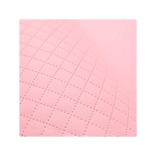 Kunstleder Meterware Stoffe zum Nähen Rosa Wasserdichte Polsterung (1 Stk- Breite: 140cm x Länge: 100cm) Polsterstoff Polster für Möbel Schuhe Handtaschen Accessoires & Bastelarbeiten Steppung 2x2 cm von decorwelt