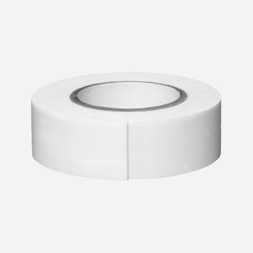 dedeco doppelseitiges Schaumklebeband 10 m Weiß – extra stark & flexibel, Klebeband und Montageband für Wandpaneele, Spiegel, Deko & DIY, fester Halt ohne Bohren, ideal für Haushalt & Handwerk von dedeco