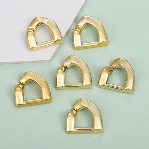 DEEBOW 1000PCS Galvanik 20 * 20cm Acryl Verknüpfung Ringe Große Stecker Kunststoff Twist Link Jump Ring Kette Für schmuck DIY Machen von deebow