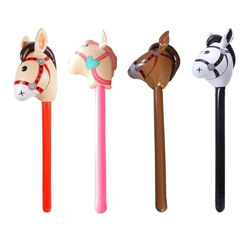 deegbbyi 4 Stück Aufblasbares Pferd, Hobby Horse, Aufblasbares Steckenpferd, Aufblasbar Pferd Luftballon, Steckenpferd Aufblasbar Pony Stab, für Kinder Party Geburtstag Mottoparty Dekoration deegbbyi 4 Stück Aufblasbares Pferd, Hobby Horse, Aufblasbares Steckenpferd, Aufblasbar Pferd Luftballon, Steckenpferd Aufblasbar Pony Stab, für Kinder Party Geburtstag Mottoparty Dekoration von deegbbyi