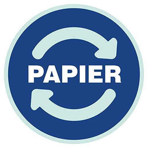 deformaze Sticker PAPIER Aufkleber Mülltonne Mülleimer Recycling Abfall Müll Trennung Wertstoffkennzeichnung UV Wetterfest 9 cm rund deformaze Sticker PAPIER Aufkleber Mülltonne Mülleimer Recycling Abfall Müll Trennung Wertstoffkennzeichnung UV Wetterfest 9 cm rund von deformaze