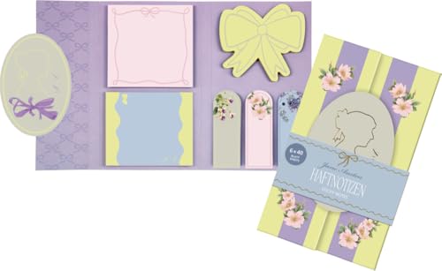 dein-buchladen Die Spiegelburg - Haftnotizen - Miss Jane (J. Austen) - selbstklebende Haftnotizen | kleine Klebezettel für Bücher | Bunte Seiten Marker | Geschenkidee zum Buch von dein-buchladen