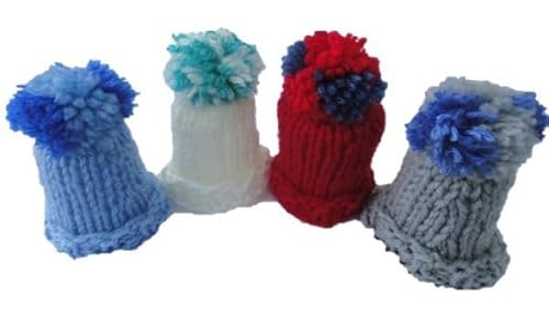 Tischdekoration - 4 Eierwärmer - Mützen Farbe - Nr. Z 01 Tischdekoration - 4 Eierwärmer - Mützen Farbe - Nr. Z 01 von dekofine