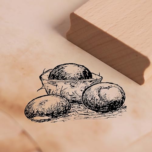 Motivstempel Drei Kastanien - Herbst Stempel Holzstempel 48 x 28 mm Motivstempel Drei Kastanien - Herbst Stempel Holzstempel 48 x 28 mm von dekolando