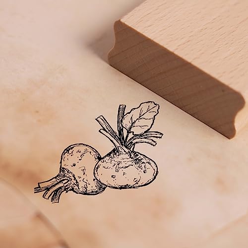Motivstempel Rote Beete - Gemüse Stempel Holzstempel 48 x 38 mm Motivstempel Rote Beete - Gemüse Stempel Holzstempel 48 x 38 mm von dekolando