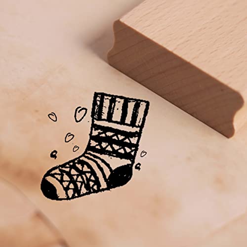 Motivstempel Strickstrumpf Nikolausstrumpf Stempel 28 x 28 mm Motivstempel Strickstrumpf Nikolausstrumpf Stempel 28 x 28 mm von dekolando