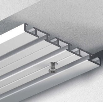 dekoline 4,00 m Gardinenstange, Aluminium, eckig, weiße glänzende Oberfläche, vorgebohrt 3-Lauf- ungeteilt dekoline 4,00 m Gardinenstange, Aluminium, eckig, weiße glänzende Oberfläche, vorgebohrt 3-Lauf- ungeteilt von dekoline