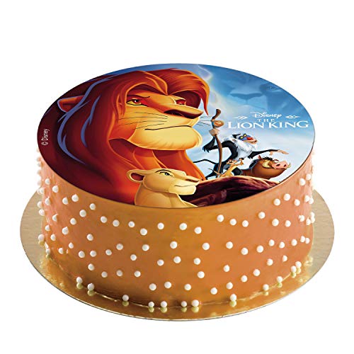 Dekora 236039 Der Löwenkonig Tortenaufleger aus zuckerfreiem Esspapier-20 cm, 20 cm Dekora 236039 Der Löwenkonig Tortenaufleger aus zuckerfreiem Esspapier-20 cm, 20 cm von dekora