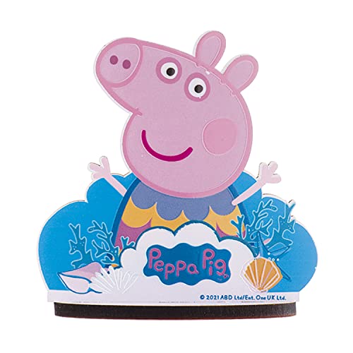 Dekora - Cake Topper Kuchendekoration | Peppa Wutz Tortendeko - Abmessungen 12 x 12,5 cm, Rose Dekora - Cake Topper Kuchendekoration | Peppa Wutz Tortendeko - Abmessungen 12 x 12,5 cm, Rose von dekora