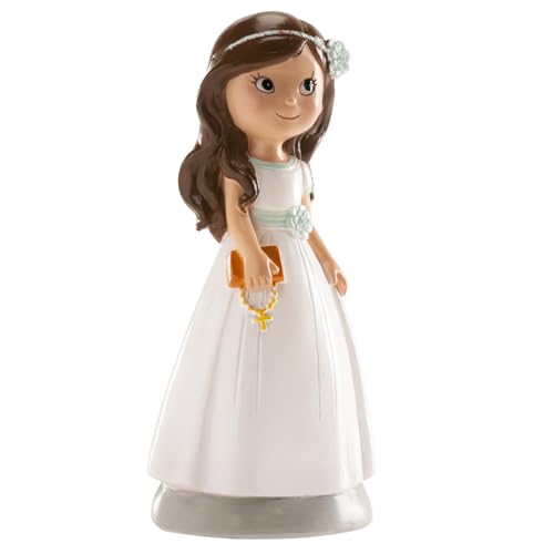 Dekora - Erstkommunion Tortendeko Mädchen | Tortendeko Kommunion Deko - Helena, 13 cm von dekora