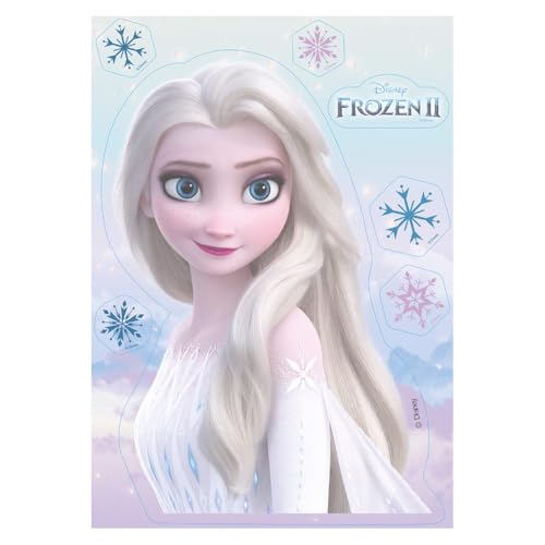 Dekora - Frozen Elsa Die Eiskönigin Tortenaufleger aus zuckerfreiem Esspapier Mehrfarbig Dekora - Frozen Elsa Die Eiskönigin Tortenaufleger aus zuckerfreiem Esspapier Mehrfarbig von dekora