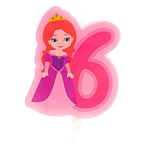 Dekora - Geburtstag Deko Kerze Prinzessin - Nummer 6 von dekora