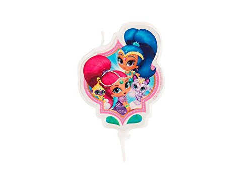 Dekora - Geburtstag Party Deko Kerze Shimmer & Shine Original Design | 2D Geburtstagskerze für Kinder - 7,5 cm Dekora - Geburtstag Party Deko Kerze Shimmer & Shine Original Design | 2D Geburtstagskerze für Kinder - 7,5 cm von dekora