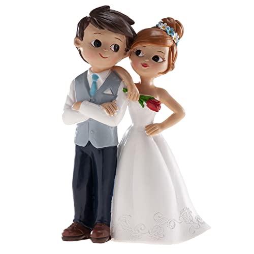 Dekora - Hochzeitsdeko | Brautpaar Figuren Torte Hochzeitsdekoration - Hochzeitspaar mit Blume Dekora - Hochzeitsdeko | Brautpaar Figuren Torte Hochzeitsdekoration - Hochzeitspaar mit Blume von dekora