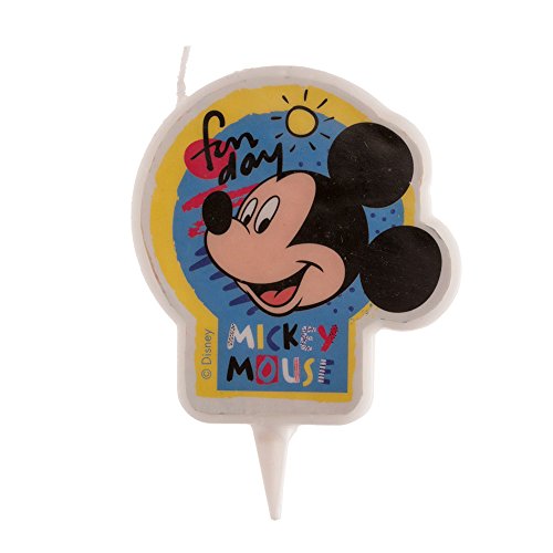 Dekora - Kerzen Deko Geburtstagskerze | 2D Geburtstagskerzen von Mickey Mouse für Kinder Kuchen - 7 cm Dekora - Kerzen Deko Geburtstagskerze | 2D Geburtstagskerzen von Mickey Mouse für Kinder Kuchen - 7 cm von dekora