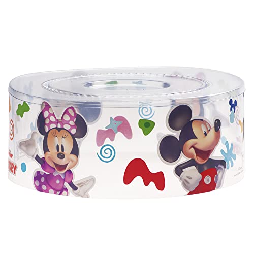 Dekora - Mickey & Friends Tortenhaube zum Kerzen Einstecken | Kunststoff Tortenabdeckung zum Ausblasen von Kerzen Hygienisch und Wiederverwendbar - 25 cm Durchmesser x 12 cm Hoch von dekora