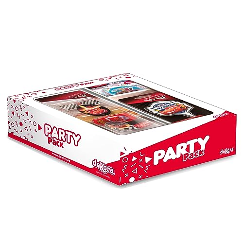 Dekora - Party Pack Cars Motto zur Dekoration von Geburtstagspartys, Kuchen und Desserts von dekora
