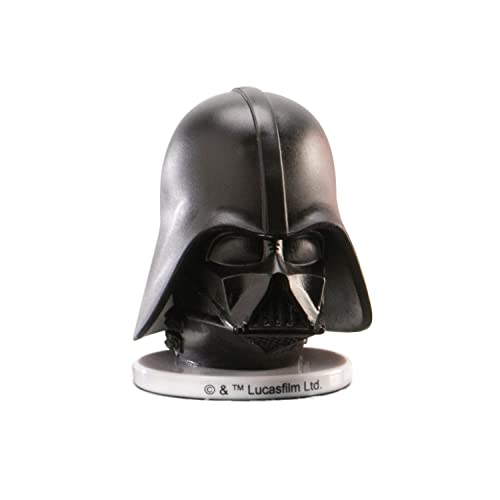 Dekora - Tortendeko Geburtstag Cake Topper | Torten Deko Geburtstag Darth Vader Figur für Torte - Torten Zubehör aus PVC - 6,5 cm von dekora