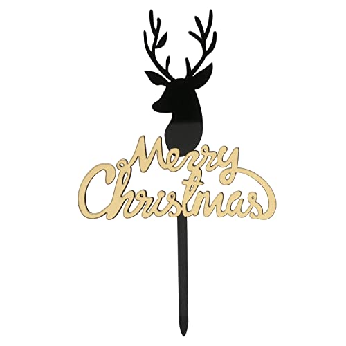 Dekora - Weihnachten Cake Topper - Merry Christmas Weihnachtsdeko - 16,5 x 10 cm Dekora - Weihnachten Cake Topper - Merry Christmas Weihnachtsdeko - 16,5 x 10 cm von dekora