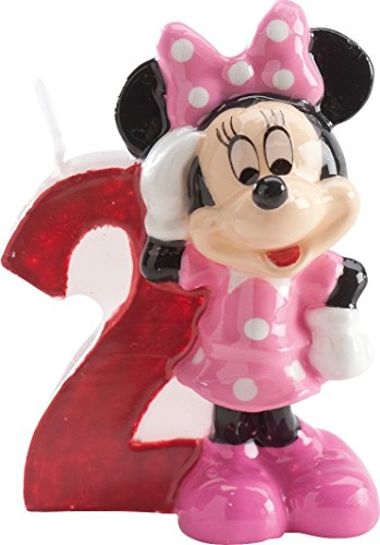 Generique Minnie Mouse Kerze - Zahl 2 von dekora