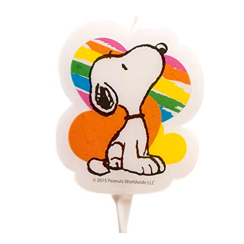 dekora Geburtstagskerze Snoopy – Offizielle Peanuts Dekoration, Perfekt für Happy Birthday Feiern, Höhe 7,5 cm – Einzigartige Snoopy Geschenkidee, Bunt dekora Geburtstagskerze Snoopy – Offizielle Peanuts Dekoration, Perfekt für Happy Birthday Feiern, Höhe 7,5 cm – Einzigartige Snoopy Geschenkidee, Bunt von dekora