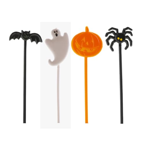 dekora 8 Cake Toppers Halloween Kürbis, Geist, Fledermaus, Spinne, Tortendeko für Cupcakes Kekse und Süßigkeiten dekora 8 Cake Toppers Halloween Kürbis, Geist, Fledermaus, Spinne, Tortendeko für Cupcakes Kekse und Süßigkeiten von dekora