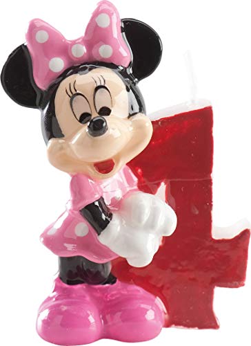 dekora - Minnie Maus Nummer 4 Geburtstagskerze dekora - Minnie Maus Nummer 4 Geburtstagskerze von dekora