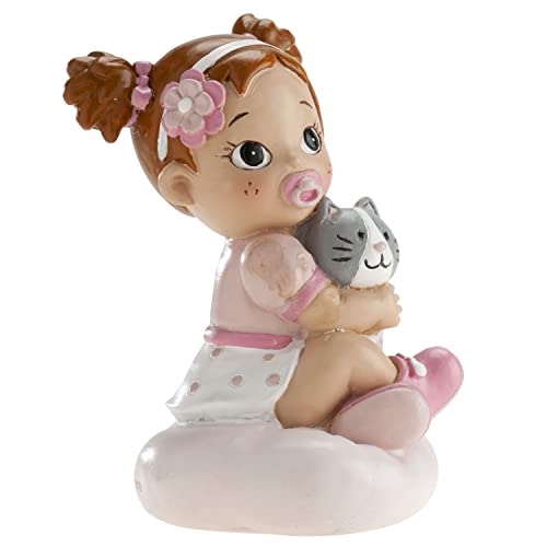 dekora - Tauffigur Taufe | Torte Taufe Mädchen mit Katze - 10 cm, Bunt, 310140 dekora - Tauffigur Taufe | Torte Taufe Mädchen mit Katze - 10 cm, Bunt, 310140 von dekora