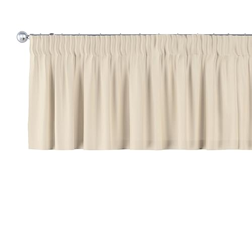 dekoria Kurzgardine mit Kräuselband Schal Gardine Dekoschal 130 x 40 cm Creme dekoria Kurzgardine mit Kräuselband Schal Gardine Dekoschal 130 x 40 cm Creme von dekoria