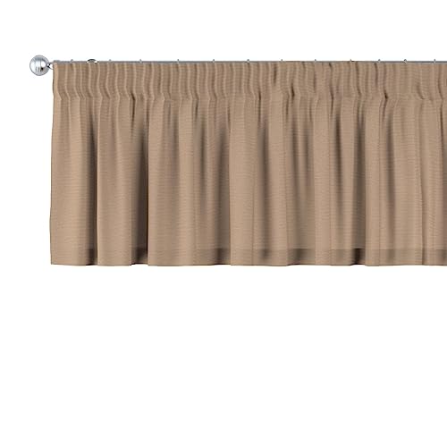 dekoria Kurzgardine mit Kräuselband Schal Gardine Dekoschal 130 x 40 cm Hellbraun dekoria Kurzgardine mit Kräuselband Schal Gardine Dekoschal 130 x 40 cm Hellbraun von dekoria