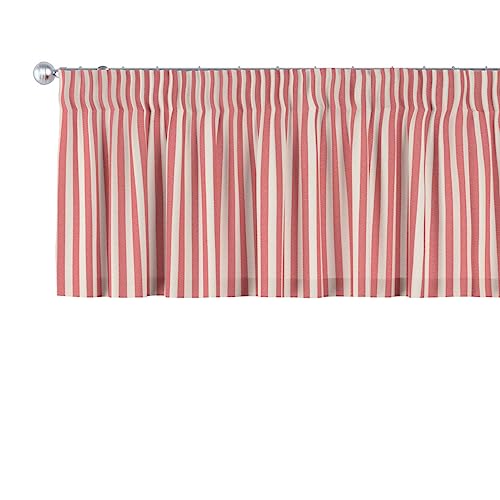 dekoria Kurzgardine mit Kräuselband Schal Gardine Dekoschal 130 x 40 cm rot-Ecru dekoria Kurzgardine mit Kräuselband Schal Gardine Dekoschal 130 x 40 cm rot-Ecru von dekoria