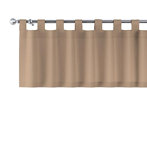 dekoria Kurzgardine mit Schlaufen Schal Gardine Dekoschal 130 x 40 cm Hellbraun dekoria Kurzgardine mit Schlaufen Schal Gardine Dekoschal 130 x 40 cm Hellbraun von dekoria