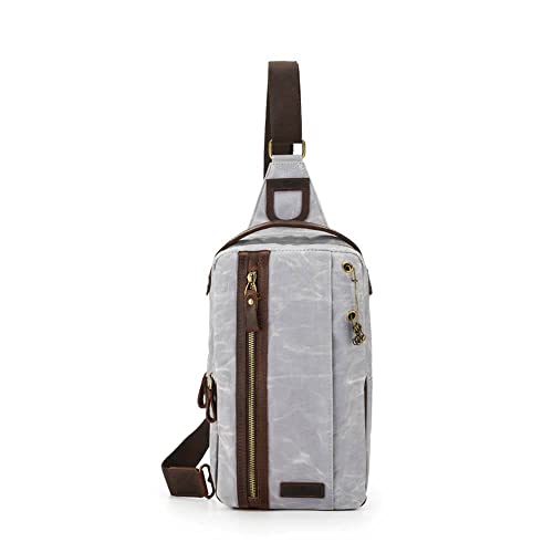 Della Q 22233 Messenger Bag, Leder, Grey, Einheitsgröße Della Q 22233 Messenger Bag, Leder, Grey, Einheitsgröße von Della Q