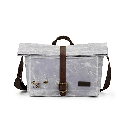 Della Q 22236 Canvas Bag, Leder, Grey, Einheitsgröße Della Q 22236 Canvas Bag, Leder, Grey, Einheitsgröße von Della Q