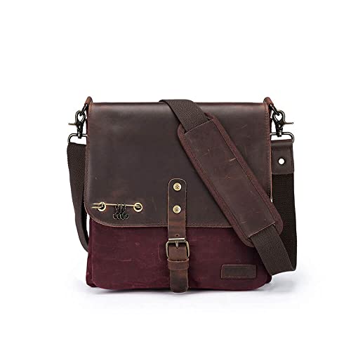 Della Q 99616 Saddlebag, Canvas, Red, Einheitsgröße Della Q 99616 Saddlebag, Canvas, Red, Einheitsgröße von Della Q