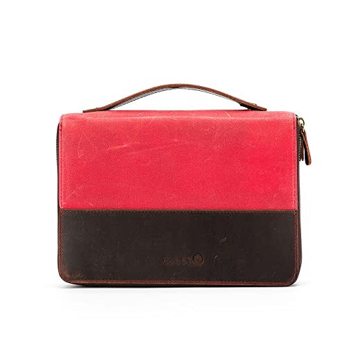 Della Q 99635 Canvas Portfolio, Salmon, Einheitsgröße Della Q 99635 Canvas Portfolio, Salmon, Einheitsgröße von Della Q
