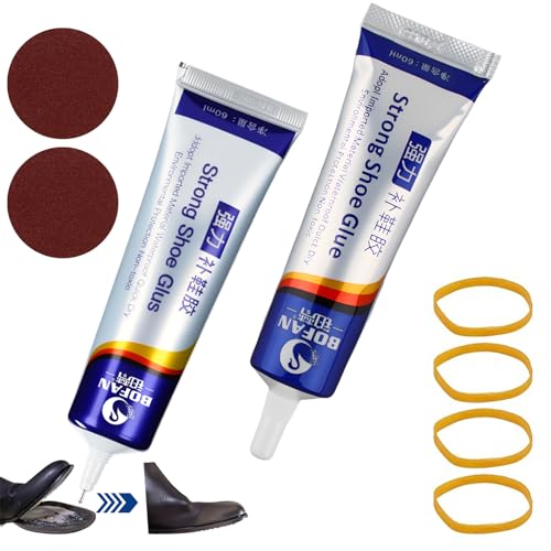 Schuh Kleber, dellyy Schuhsohlen Kleber, 2 Flaschen Schuhkleber Extra Stark, 2 * 60ml Schuhkleber Sohlenkleber Extra Stark Wasserfest, Schuhreparatur Set Schuh Kleber, dellyy Schuhsohlen Kleber, 2 Flaschen Schuhkleber Extra Stark, 2 * 60ml Schuhkleber Sohlenkleber Extra Stark Wasserfest, Schuhreparatur Set von dellyy