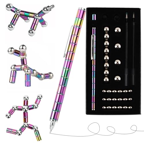 dellyy Fidget Pen, ADHS Stift, Fidget Stift, Magnetischer Kugelschreiber, Magnet Stift, ein Kleines Geschenk zum Stressabbau dellyy Fidget Pen, ADHS Stift, Fidget Stift, Magnetischer Kugelschreiber, Magnet Stift, ein Kleines Geschenk zum Stressabbau von dellyy