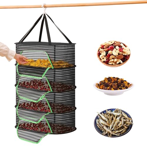 dellyy Frockennetz Kräuter 4-Lagiges, Kräutertrockner Hängend, Klappbar Trocknen Netz, Aufhängen Trockennetze Zum, Klappbar Trocknungsnetz, Aufhängen Trockengestell, Drying Net für Blumen, Früchte dellyy Frockennetz Kräuter 4-Lagiges, Kräutertrockner Hängend, Klappbar Trocknen Netz, Aufhängen Trockennetze Zum, Klappbar Trocknungsnetz, Aufhängen Trockengestell, Drying Net für Blumen, Früchte von dellyy